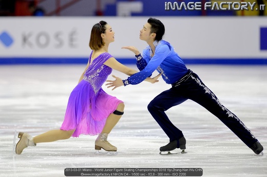 2013-03-01 Milano - World Junior Figure Skating Championships 0318 Yiyi Zhang-Nan Wu CHN